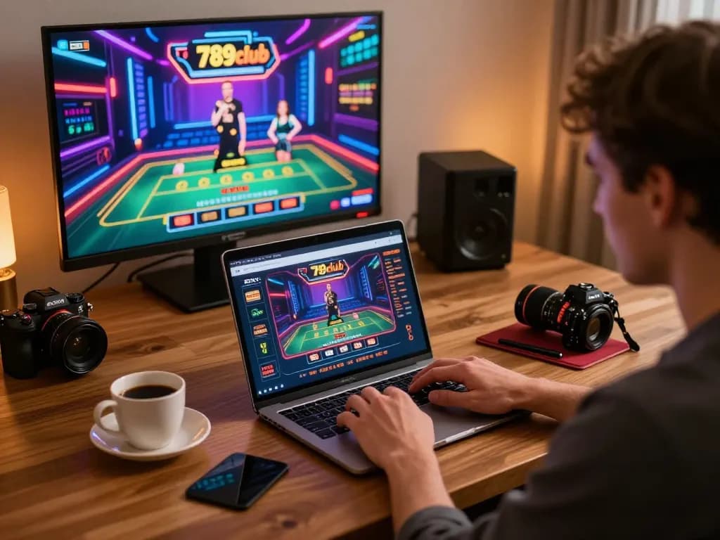 Experience the thrill of online gaming at 789club with engaging gameplay and a cozy setup.