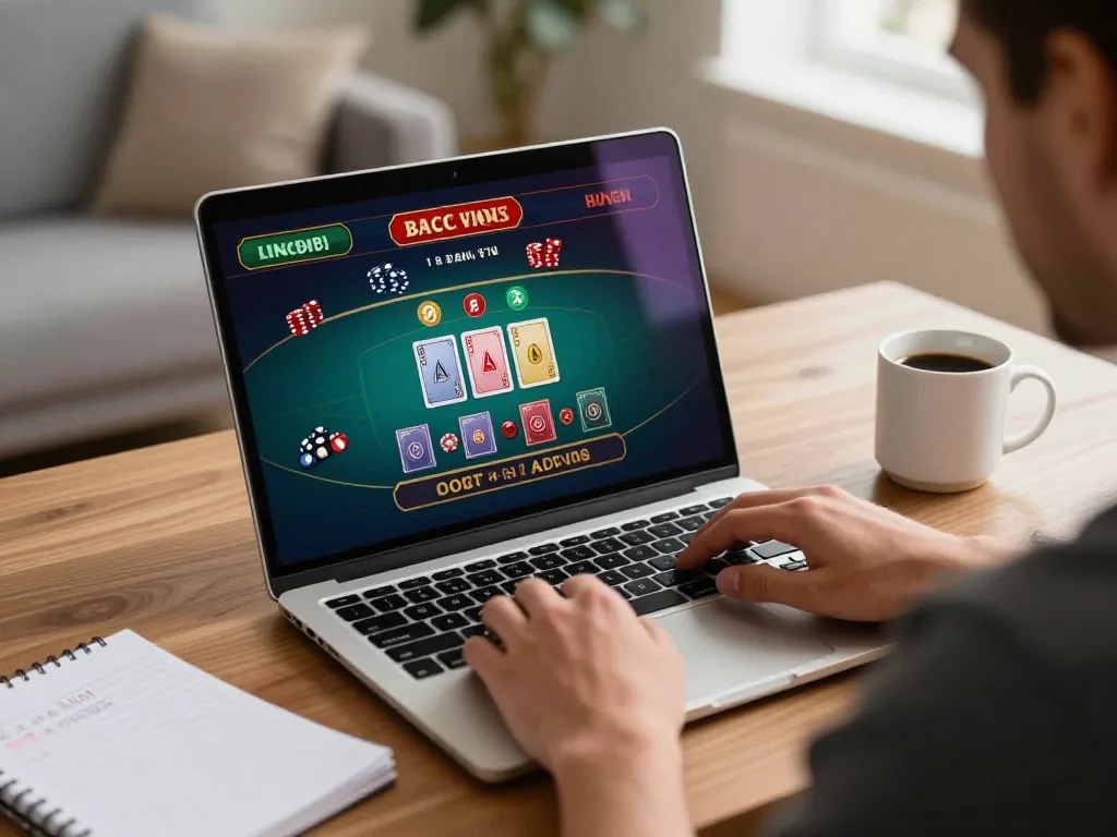 Player enjoying strategic baccarat online at F168 with focused atmosphere and engaging game interface.