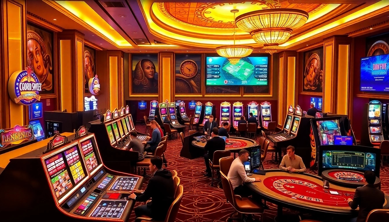 Experience high-stakes gaming at https://lucky88com.me/ with vibrant slot machines and poker tables.