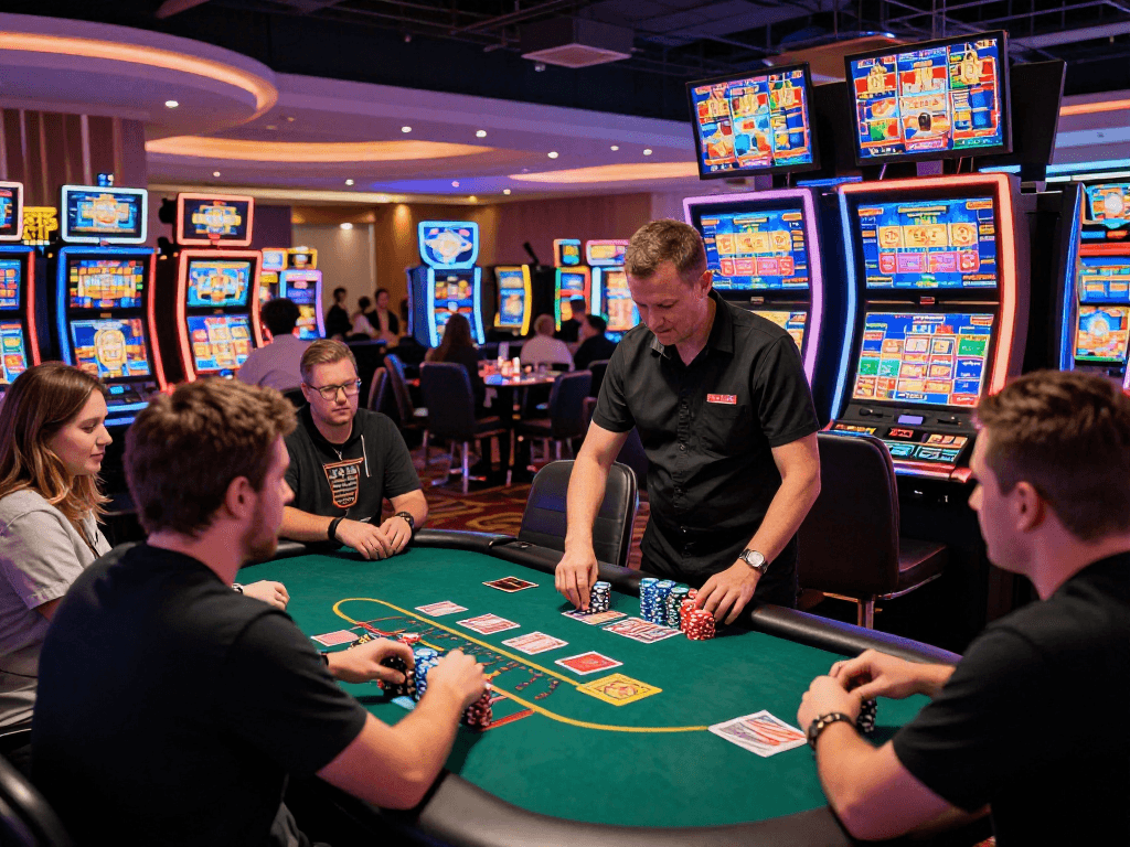 Experience the excitement of USA casinos for UK players in a lively gaming environment at https://aboutobo.com.