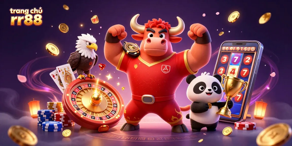 Experience thrilling wins at trang chủ rr88 with our vibrant casino characters celebrating victories.