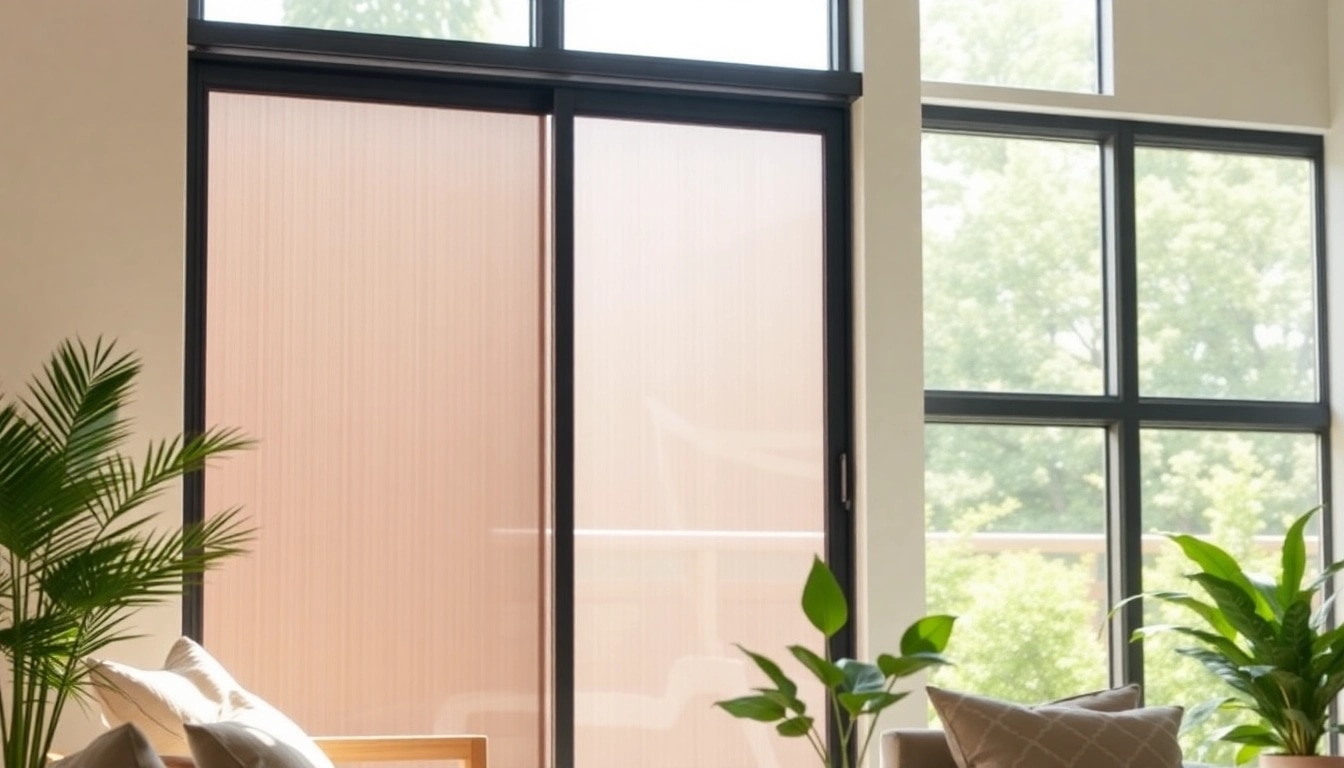 Install a practical fly screen door, designed for a sleek and modern home interior.