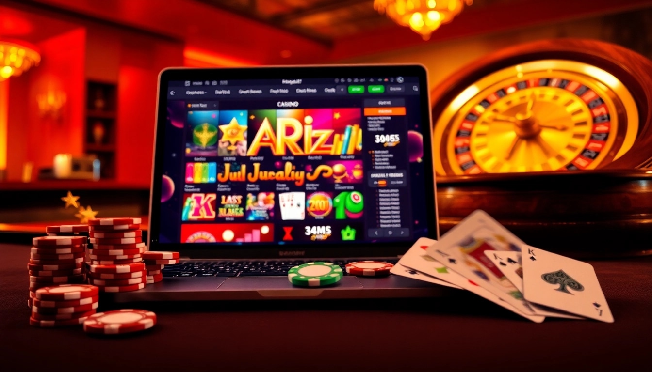 Players enjoying engaging online casino games at ingatbola platform with vibrant graphics and luxurious setup.