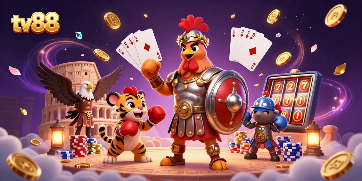 Experience thrilling gameplay with the tv88 gladiator rooster in an engaging casino adventure.