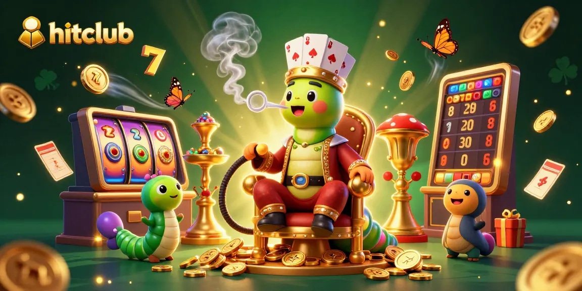 Hitclub engages gamblers with vibrant 3D slots, golden coins, and alluring characters for an immersive experience.