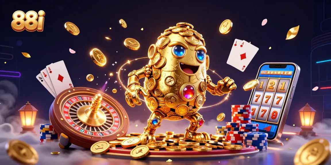 Engage with thrilling games at 88i, experiencing dazzling visual dynamics with vibrant casino elements.