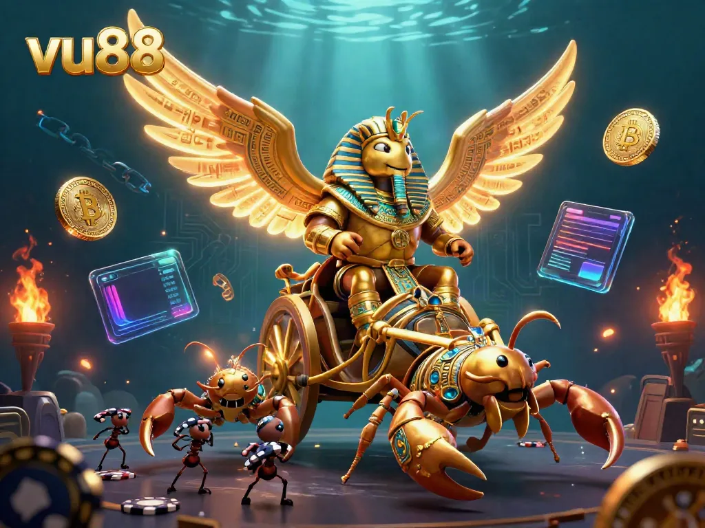 Bet on exciting games at vu88 with thrilling 3D casino characters and crypto elements.