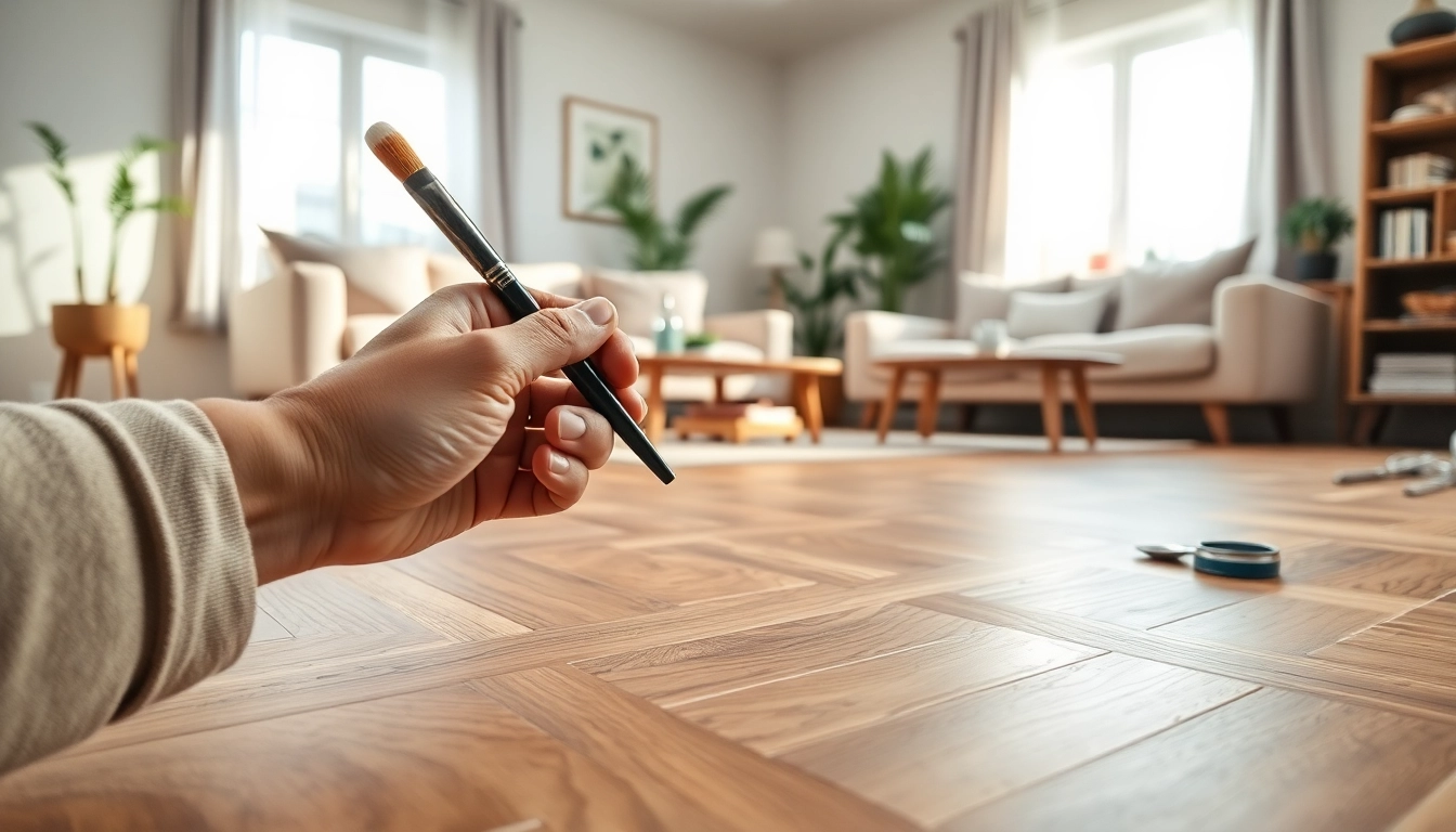 Discover quality vinyl flooring near me in a cozy living room with modern decor.