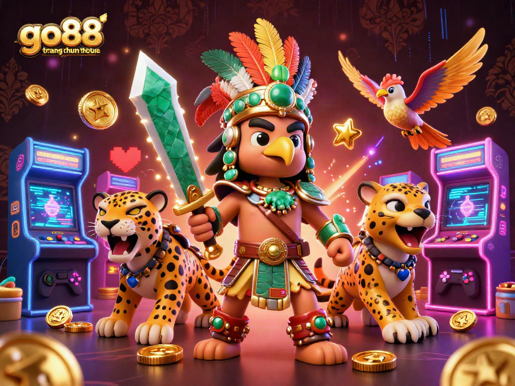 Engage with go88 trang chu chinh thuc in this colorful 3D casino scene.