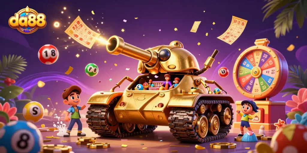 Experience winning moments at da88 with exciting casino themes and vibrant lottery actions.