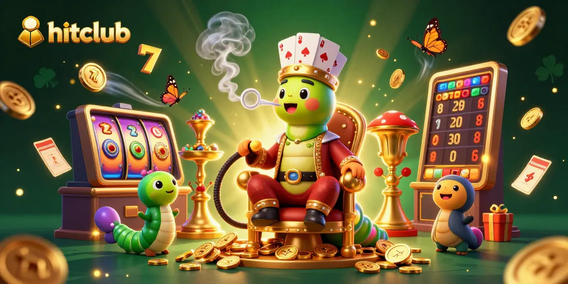 Hitclub engages gamblers with vibrant 3D slots, golden coins, and alluring characters for an immersive experience.
