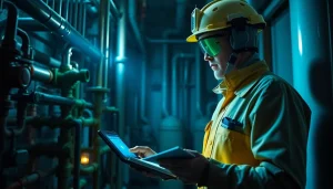 Detecting gas leaks with advanced Tracer Gas Leak Detection technology using a state-of-the-art detector.