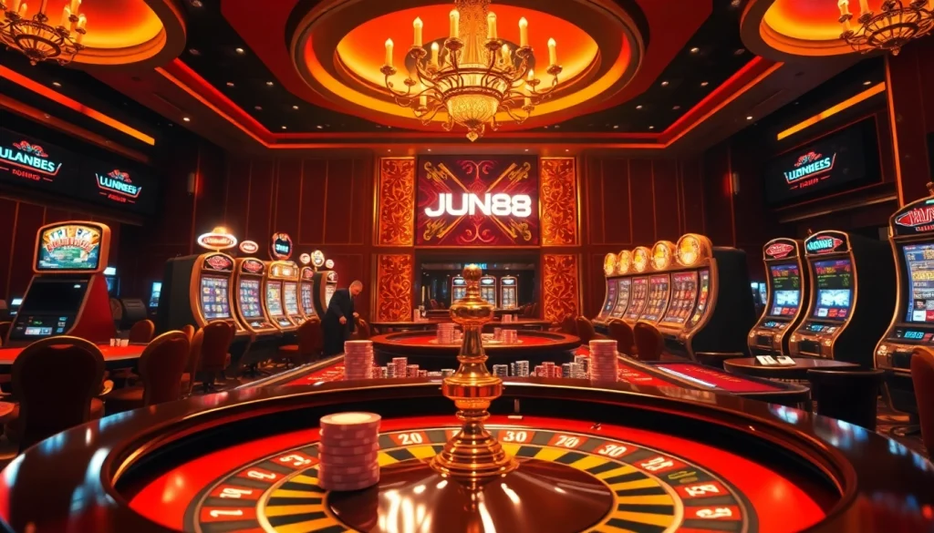 Experience the thrill of gambling at https://www.jun88.org/ with exciting live casino tables and vibrant games.