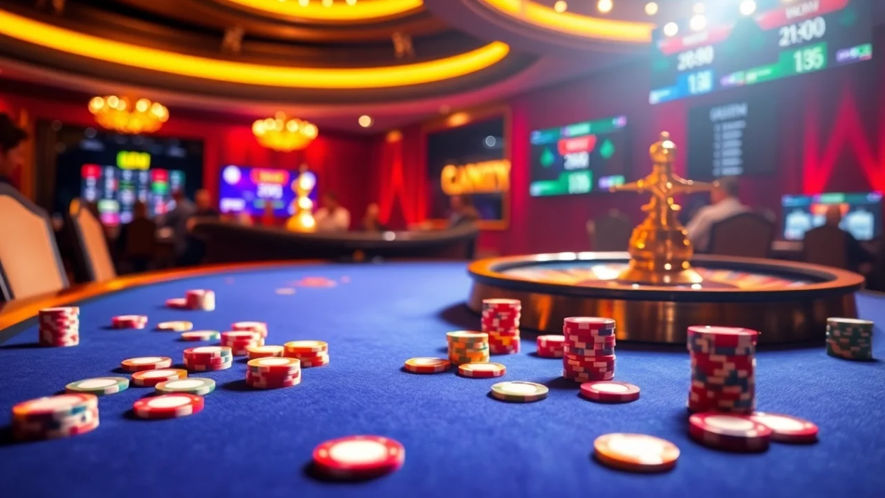 Players engaging in exciting poker action while experiencing 123WIN's vibrant casino atmosphere.