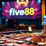 Experience the thrill of five88 casino gaming with roulette, cards, and vibrant atmosphere.