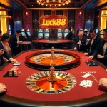 Experience thrilling baccarat moments at lucky88 in a luxurious casino environment.