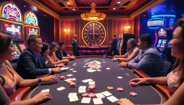 Experience thrilling poker action at https://qq88.to/ with an elegant casino setting.