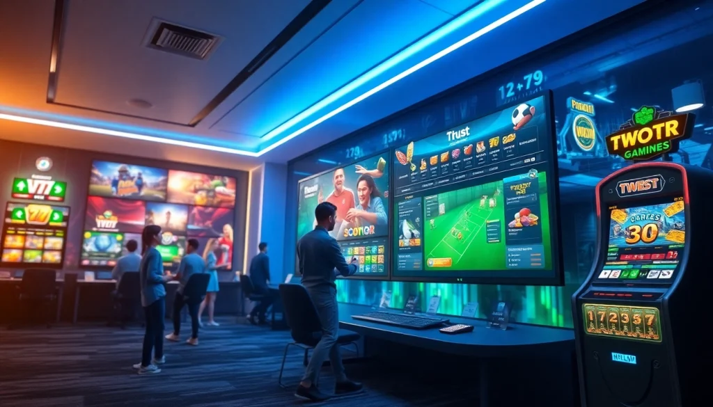 Engaging digital gaming interface showcasing the excitement of online betting with 789f.
