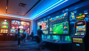 Engaging digital gaming interface showcasing the excitement of online betting with 789f.
