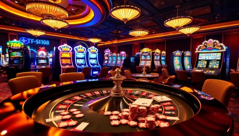 Experience thrilling gameplay at F168 with vibrant roulette tables and exciting slot machines.