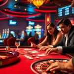 Experience high-stakes gaming at FABET with vibrant casino tables and thrilling betting action.