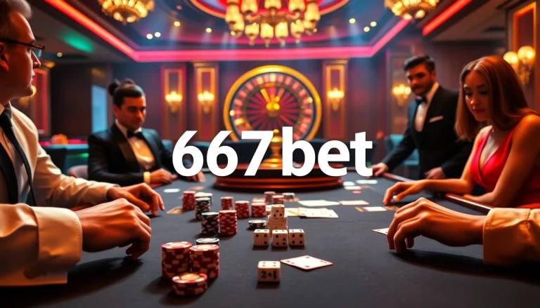 Experience the thrill of winning with 667bet Login at a luxurious poker table surrounded by excitement.
