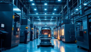 Precision die casting in Malaysia with advanced machinery and skilled workers.