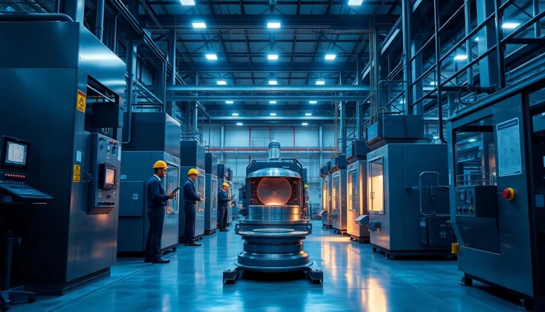 Precision die casting in Malaysia with advanced machinery and skilled workers.