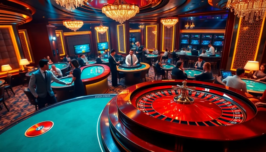 Experience thrilling gaming at pg99 casino with dynamic roulette and lively poker tables.