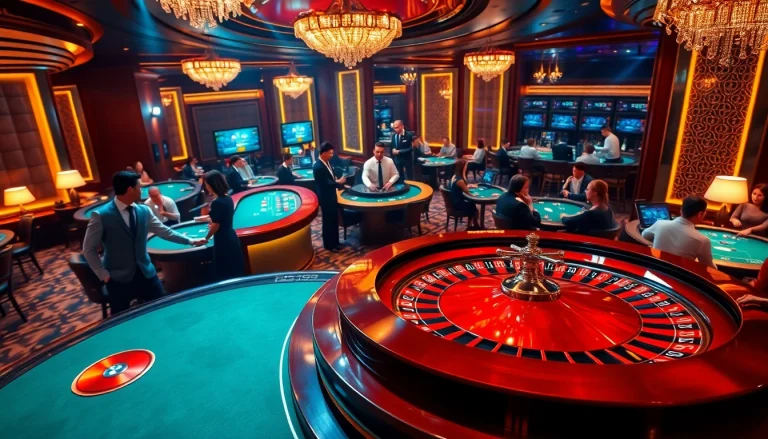 Experience thrilling gaming at pg99 casino with dynamic roulette and lively poker tables.