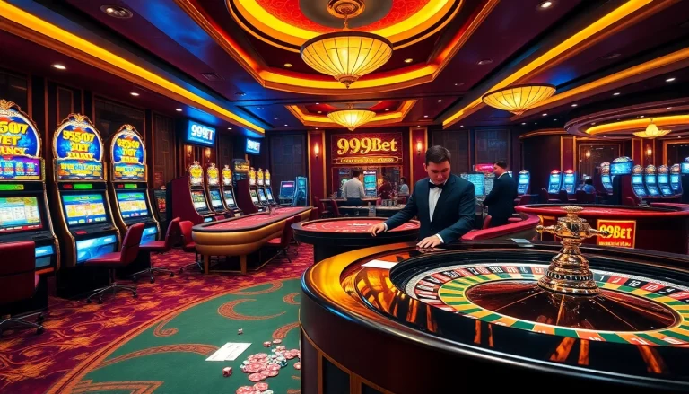 Experience the excitement of 999bet with vibrant casino games and professional dealers.
