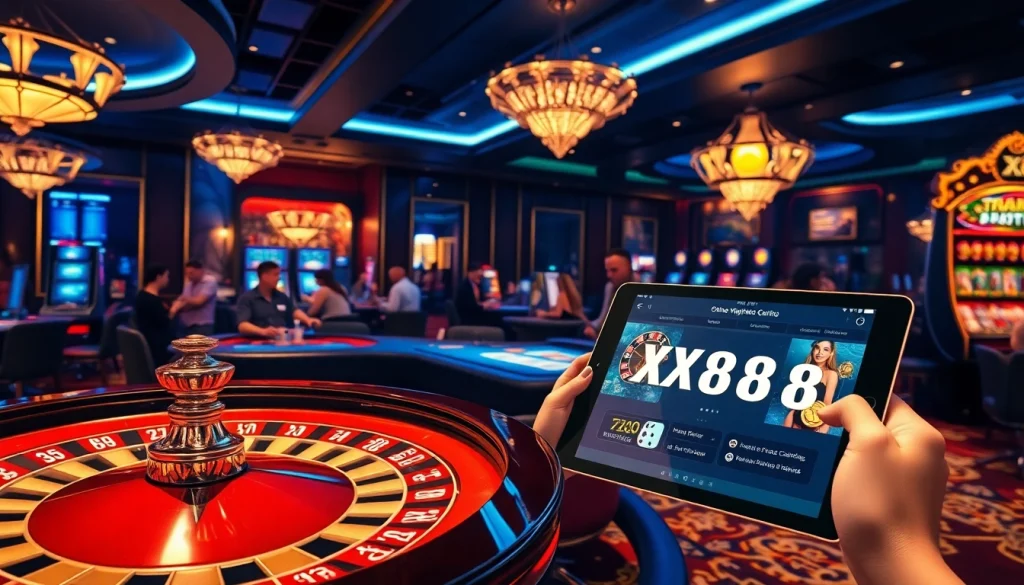 Experience the excitement of gaming at XX88 online casino with vibrant tables and exclusive rewards.