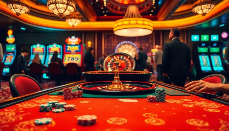 Join the excitement of gambling with the 789 bet experience at a luxurious casino table.