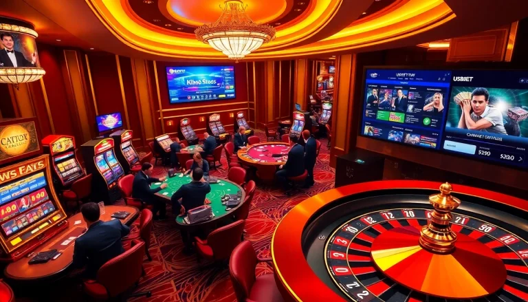 Experience high-stakes action at USBET with vibrant casino tables and exciting online betting options.