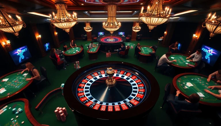 Experience the thrill of F8BET at vivid casino tables filled with action.