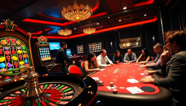 Experience thrilling gameplay at 789win club with vibrant casino games and players enjoying betting.