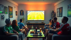 Watch live football with friends in HD via https://vaoluoitv.it.com, a lively home viewing experience.