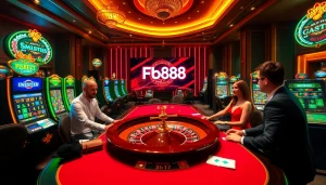 Experience the excitement of Fb88 with players enjoying various casino games and winning moments.