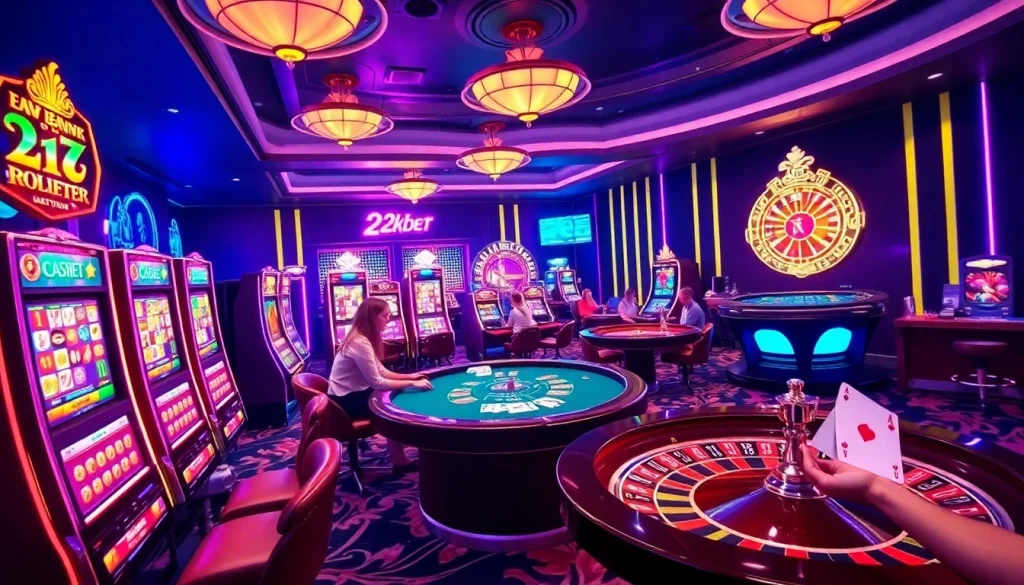 Experience the thrills of online gambling at http://228kbet.net/ with vibrant casino visuals and engaging gameplay.
