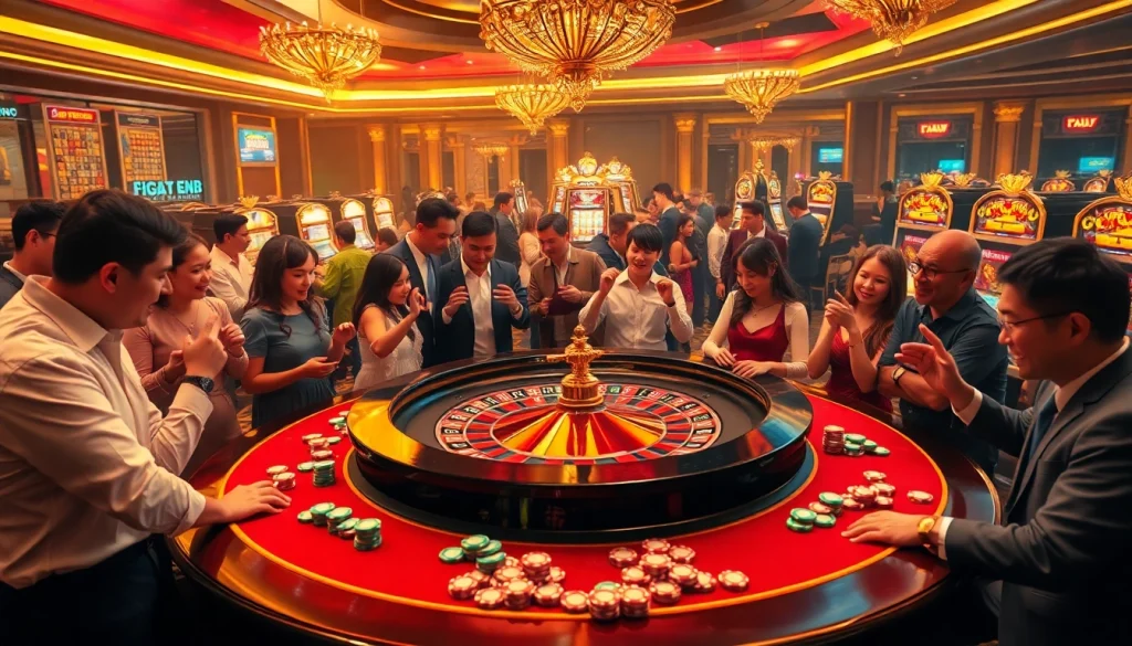 Experience the thrill of gambling as players vào PS99 at a luxurious casino table.
