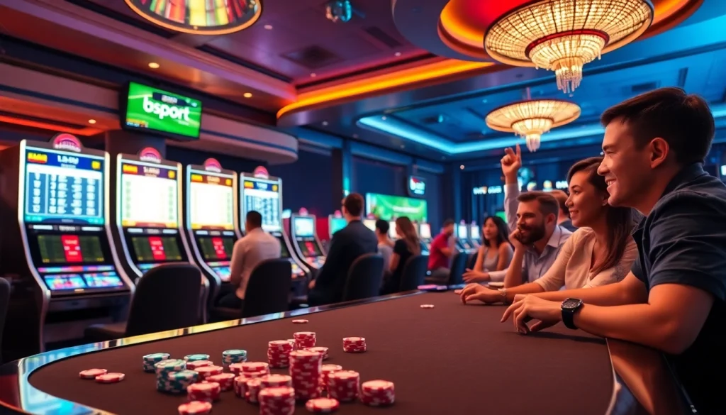 Engage with the bsport betting experience at a vibrant online casino.