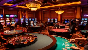 Experience the excitement of betting at 888vi casino tables with vibrant poker chips and roulette wheels.