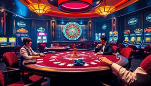 Experience high-stakes poker at dn88 with vibrant tables and thrilling atmosphere.