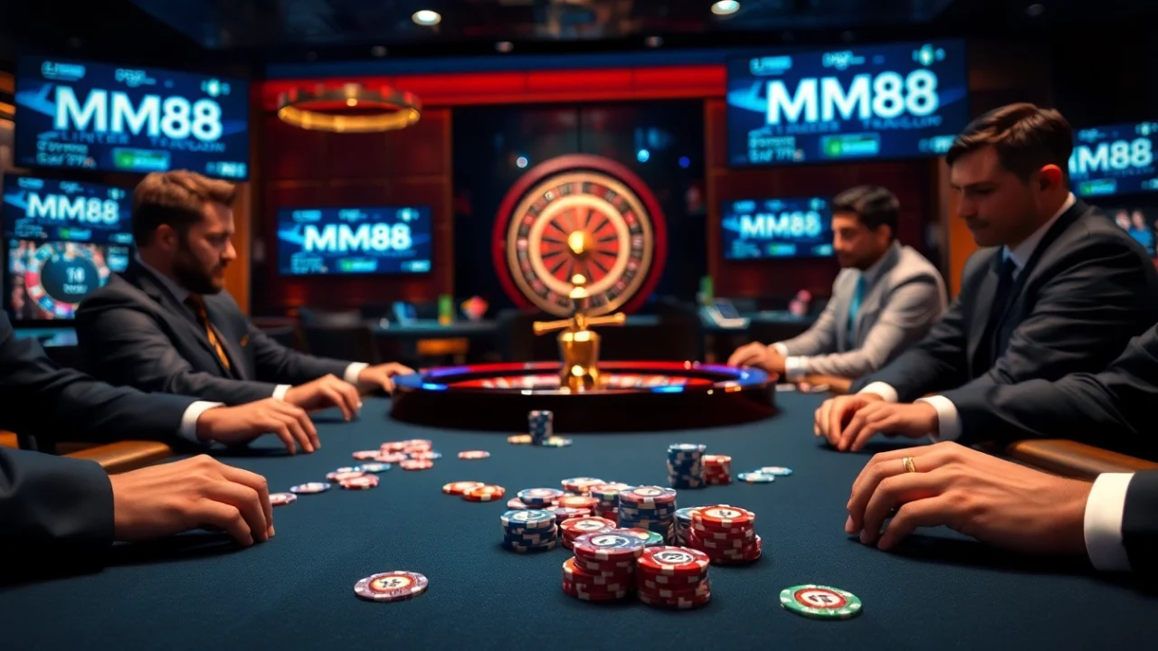 Experience exciting gameplay at MM88 with vibrant poker action and roulette.