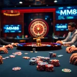 Experience exciting gameplay at MM88 with vibrant poker action and roulette.
