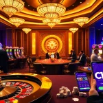 C168 players enjoying a thrilling gaming experience at luxurious casino tables.