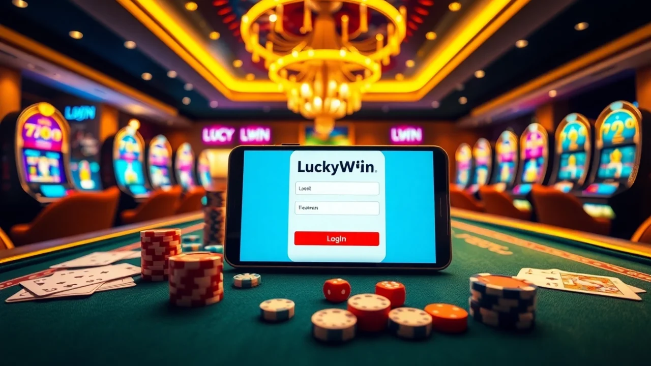 Login to LuckyWin and immerse in a vibrant casino experience.