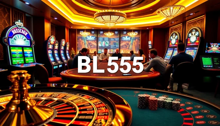 BL555 brings exhilarating online casino experiences to life with vibrant poker tables and sparkling slots.