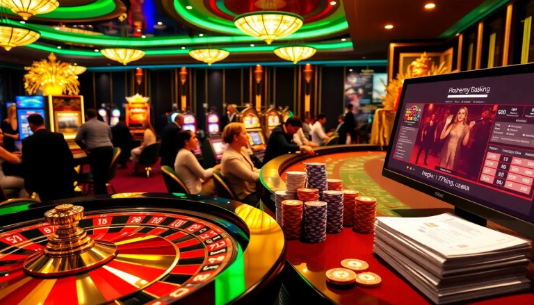 Experience thrilling gaming moments at https://79king.osaka/ with vibrant casino tables and exciting slot machines.