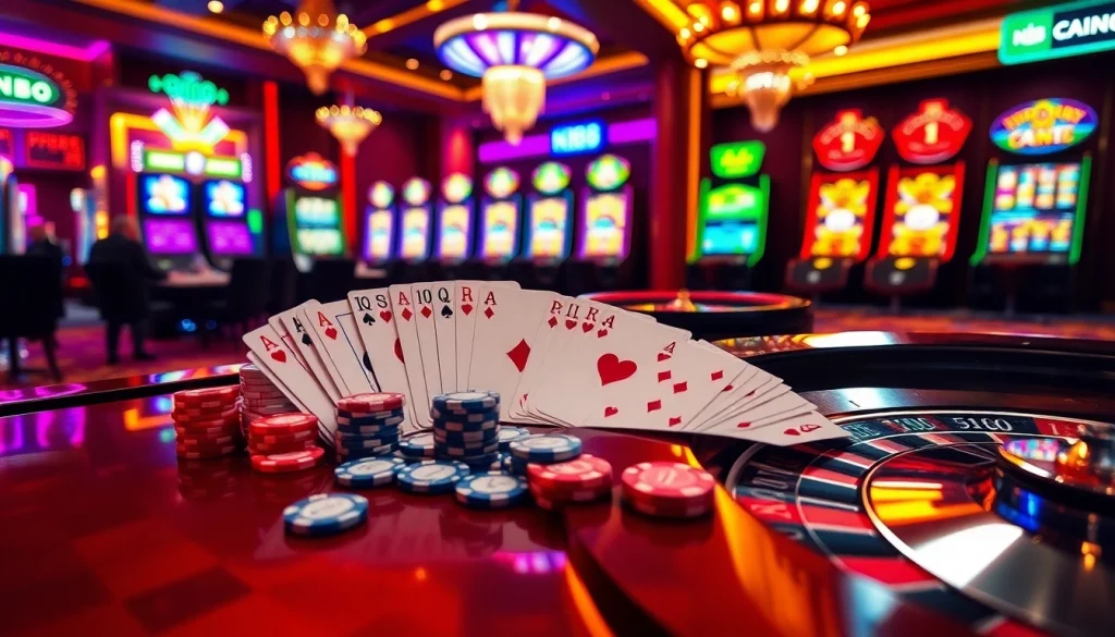 Players strategizing at a high-stakes poker table featuring the N188 theme.